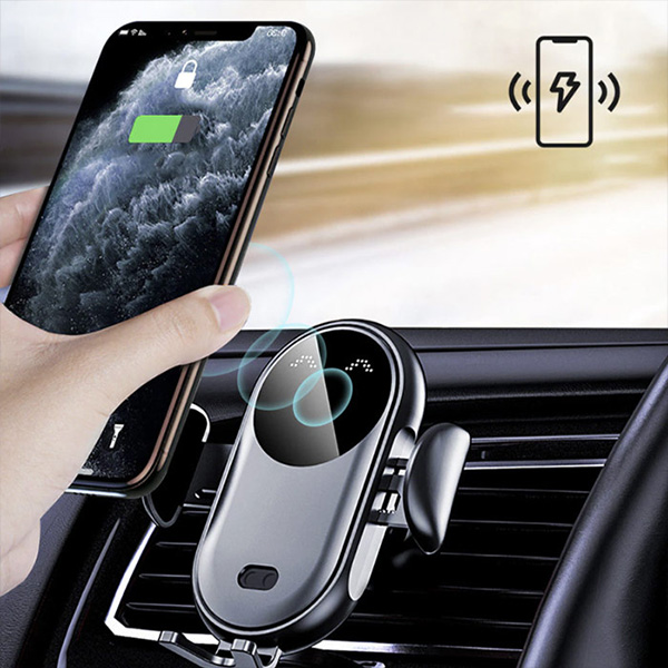 Wireless Charger - Mobile Phone Holder - Automatic Sensor Car Holder